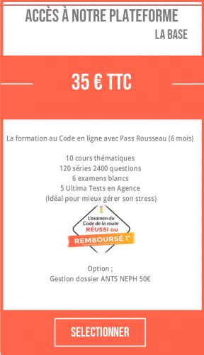 Reprise Auto-Ecole - Place avec l'Auto-Ecole - Mai à Août - Code - Code en ligne